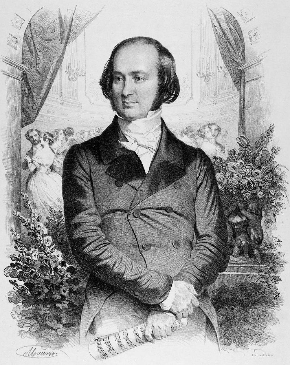 Isaac Strauss francia karmester és műgyűjtő alkotó: Antoine Maurin