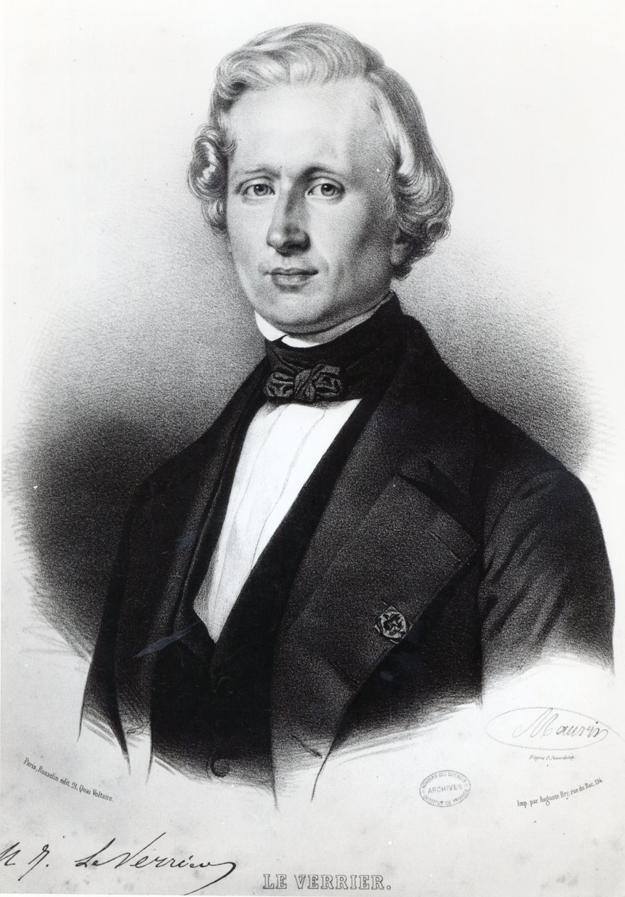 Urbain Le Verrier (1811-77) alkotó: Antoine Maurin