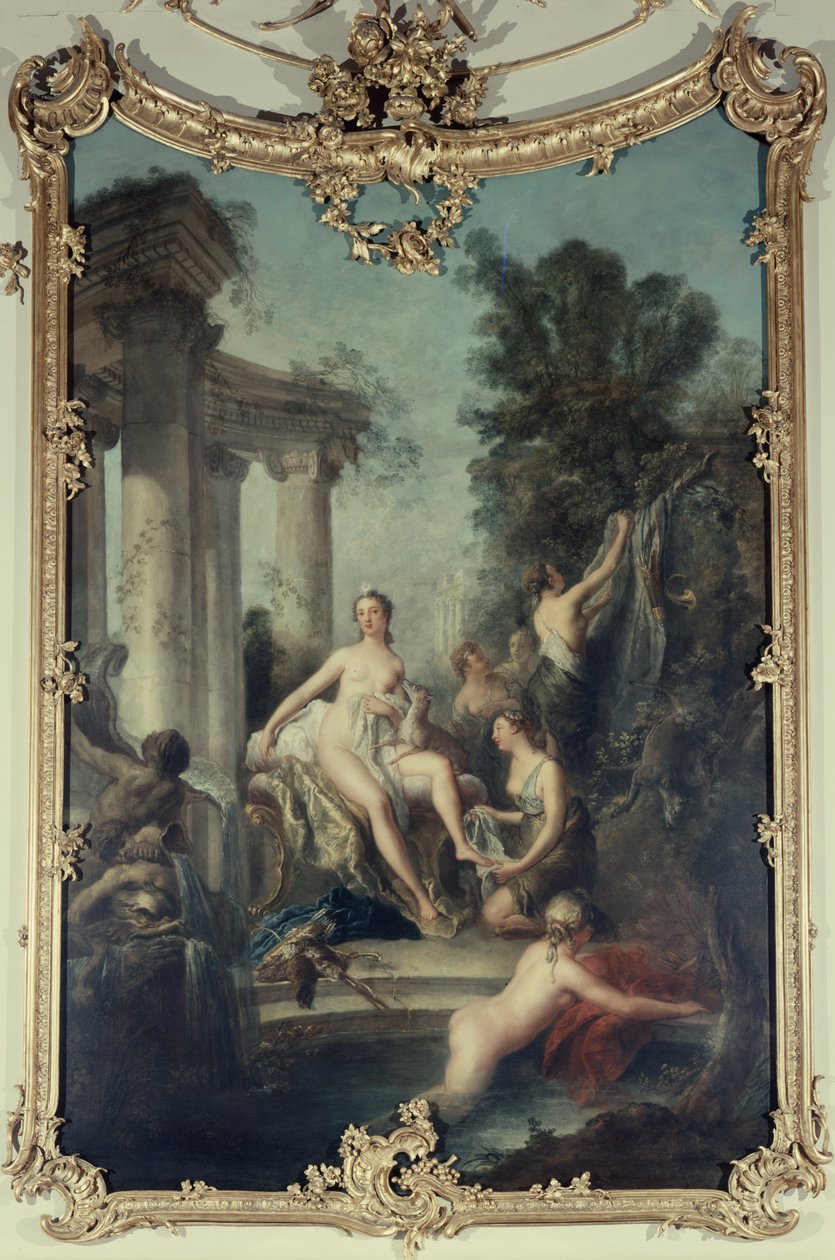 Diana és nimfái fürdőzés, 1747 alkotó: Antoine Pesne