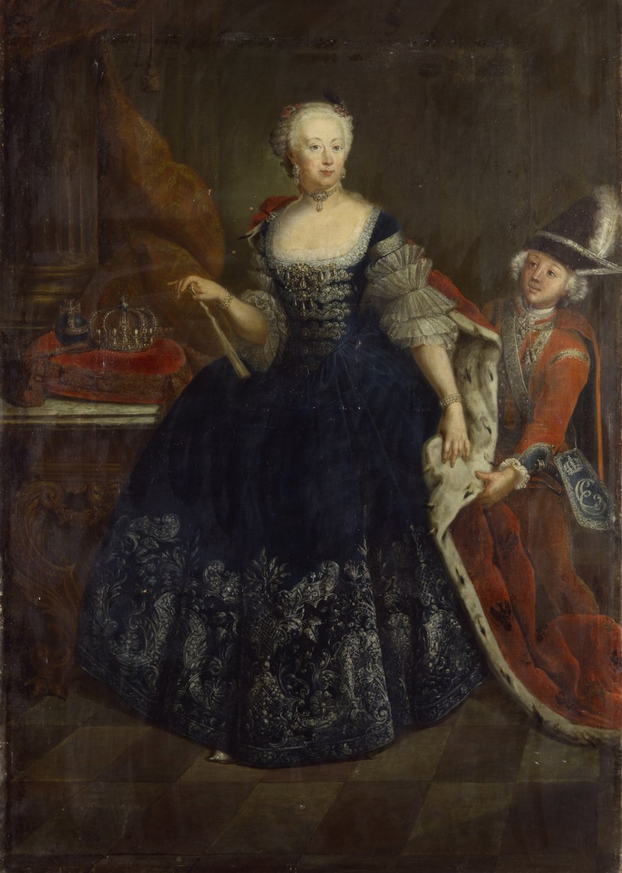 Braunschweigi Erzsébet Krisztina királynőként alkotó: Antoine Pesne