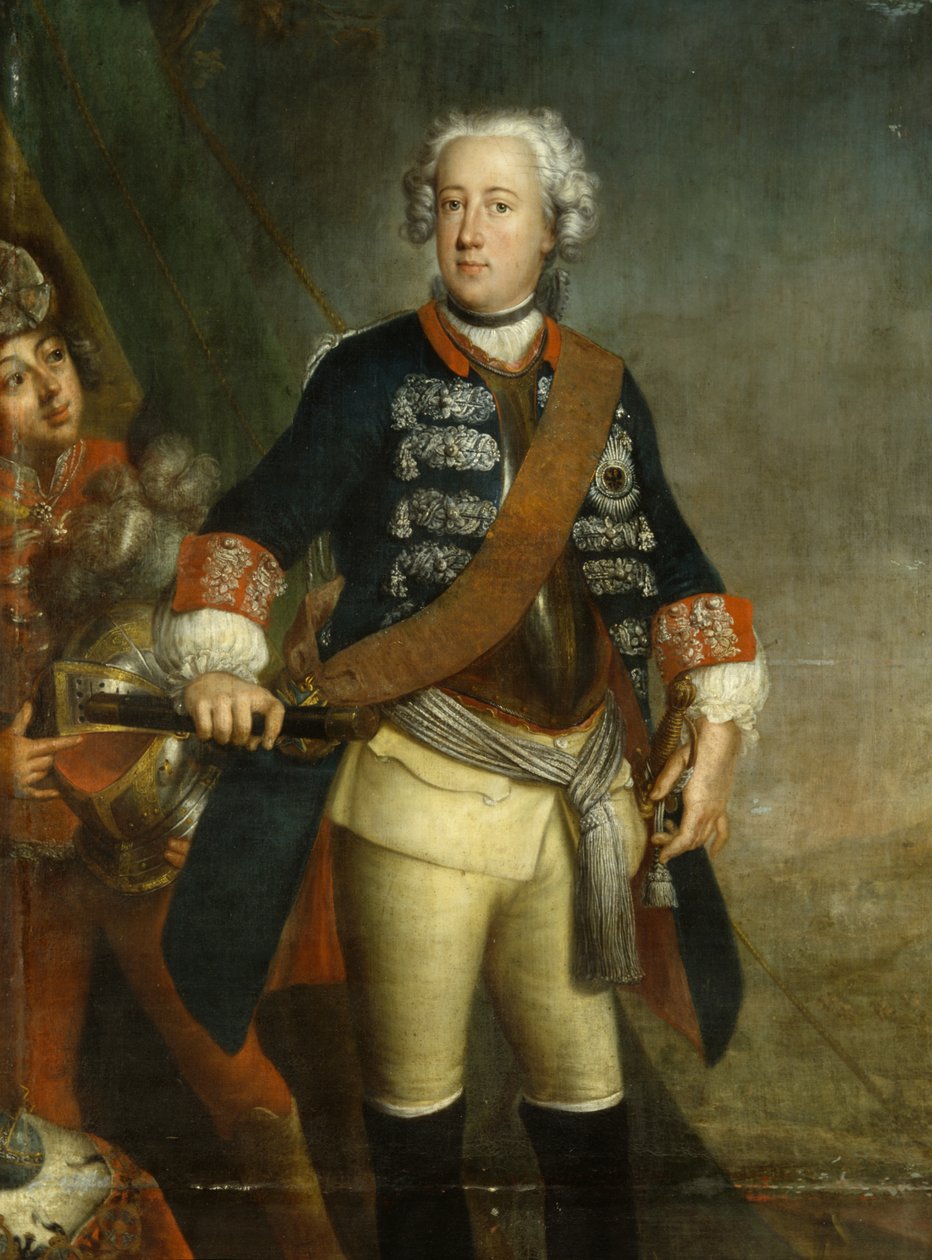 Frigyes királyként alkotó: Antoine Pesne