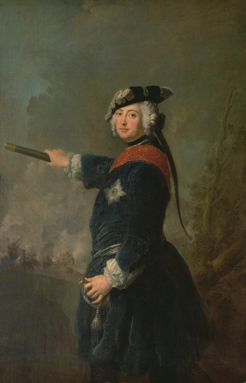 II. Nagy Frigyes porosz király (1712-86) 1746 alkotó: Antoine Pesne