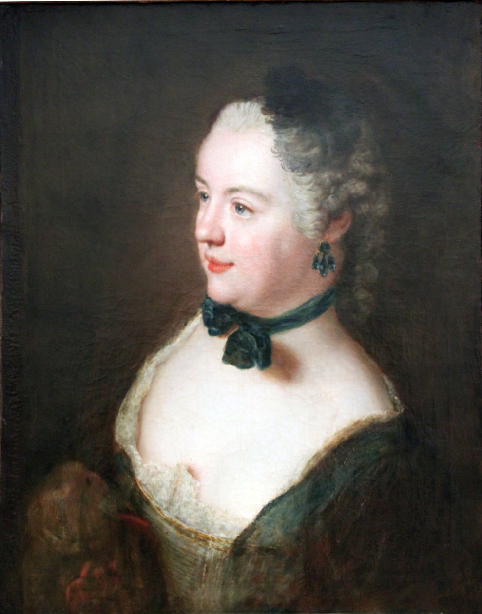 Egy ismeretlen nő portréja alkotó: Antoine Pesne