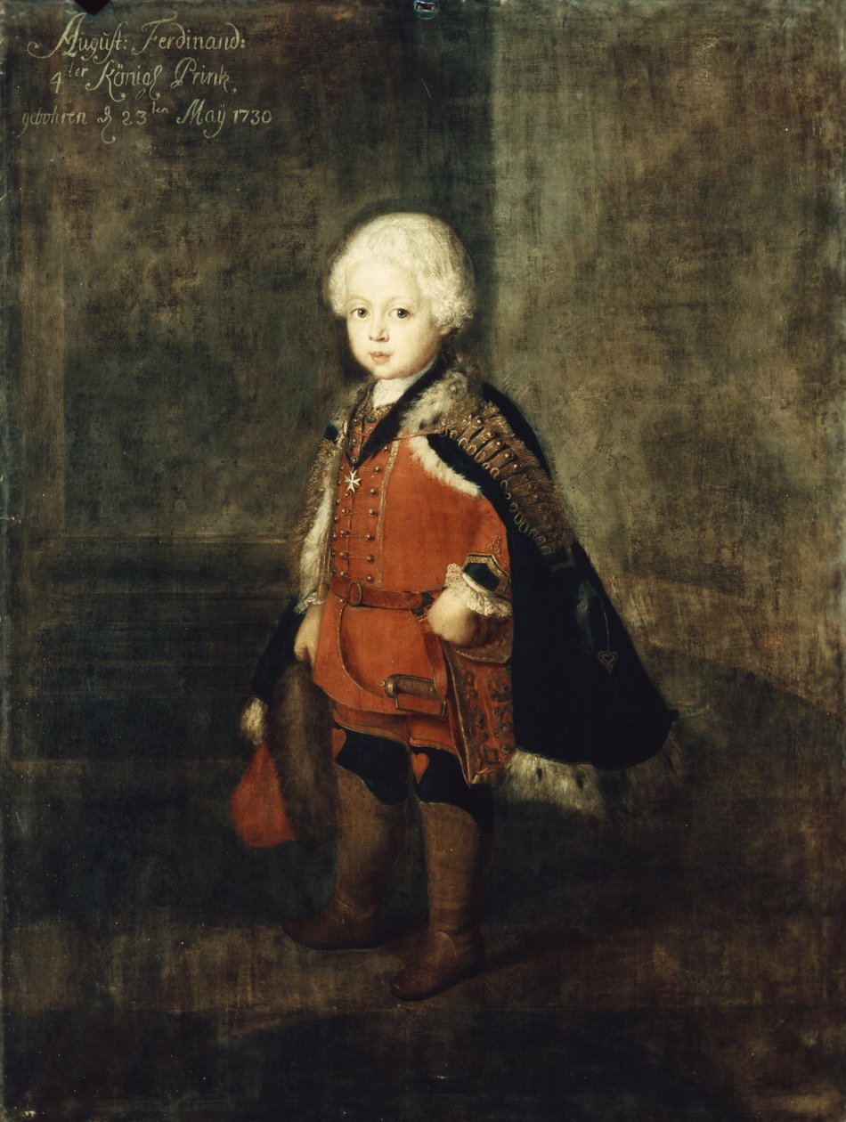 Augusztus Vilmos herceg négy éves, 1734 alkotó: Antoine Pesne