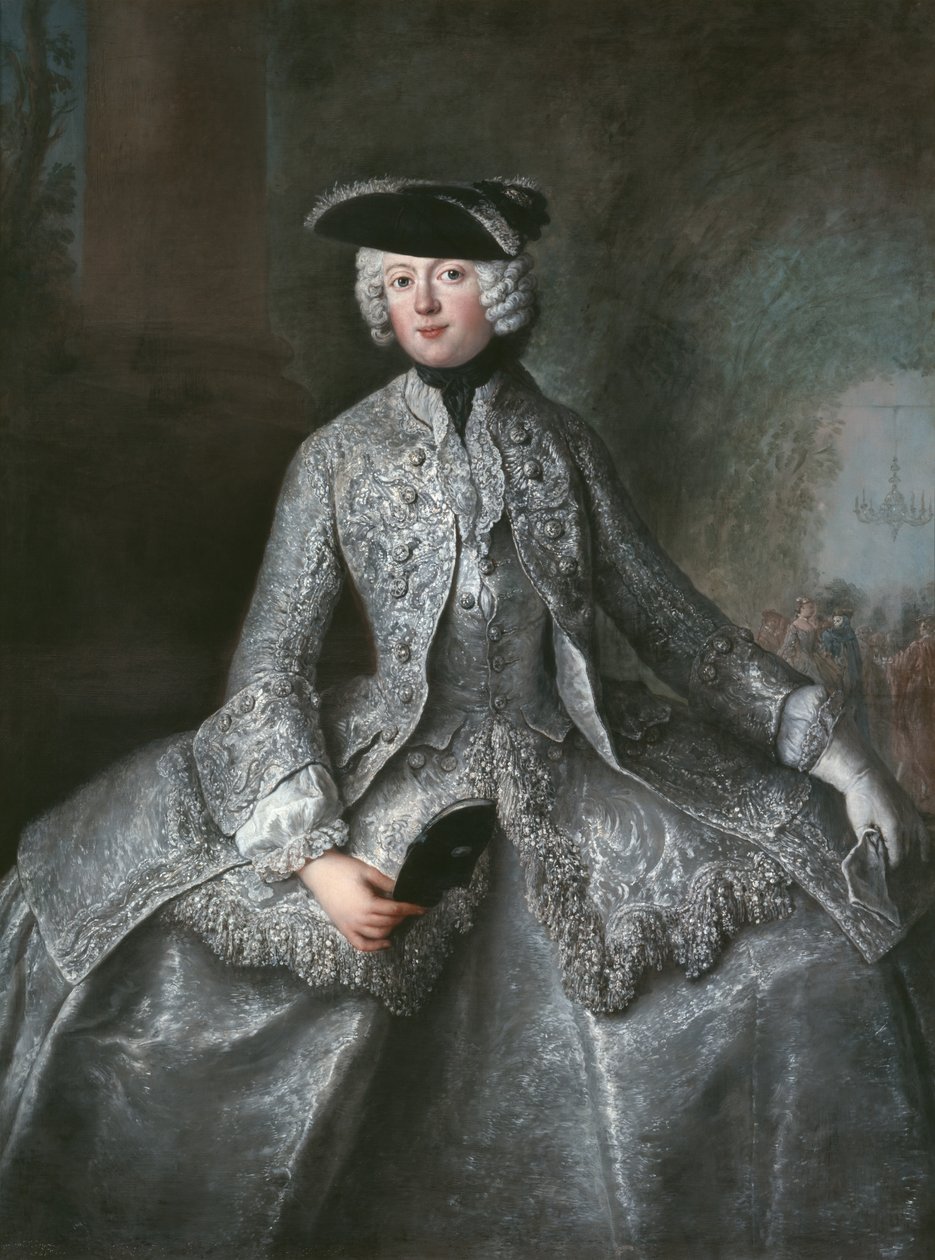Amalie porosz hercegnő (1723-1787), mint Amazon alkotó: Antoine Pesne