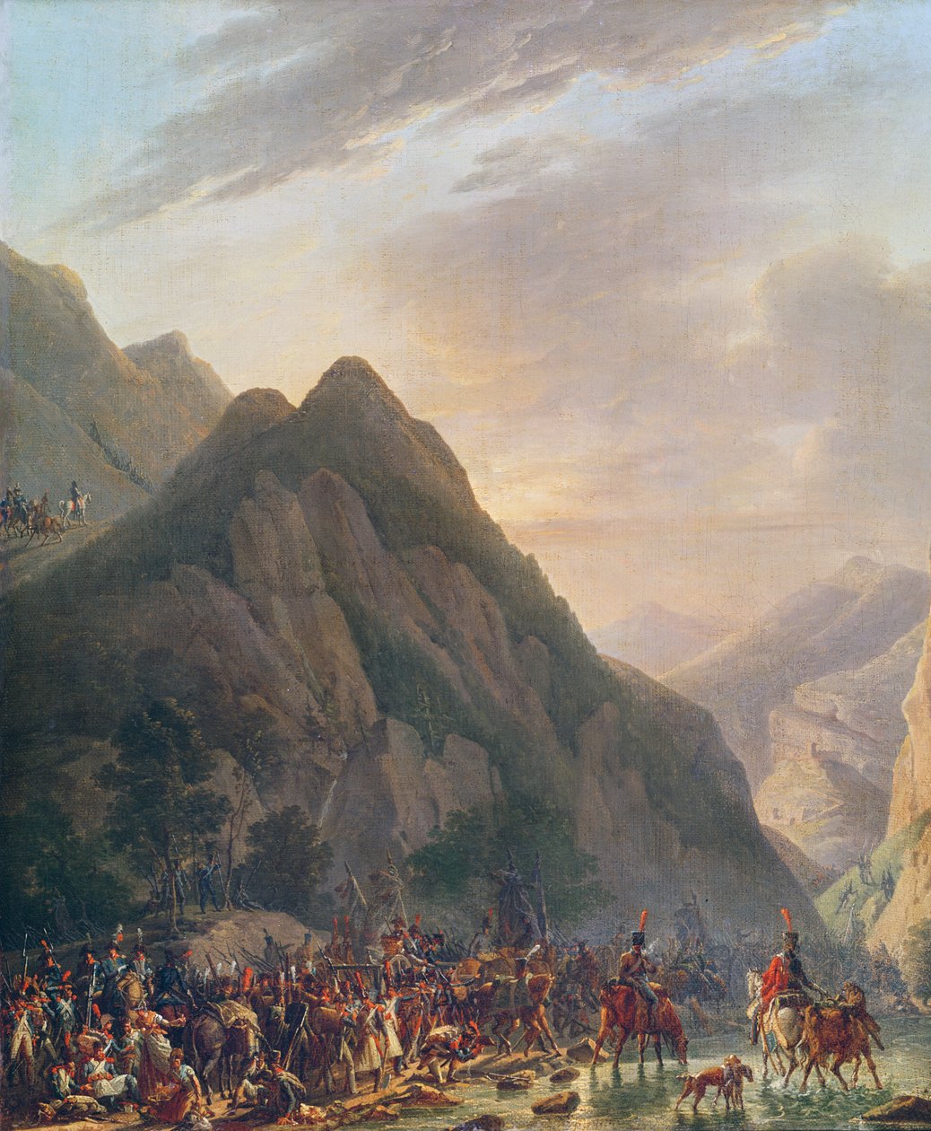 Az Albaredo-hegy átjárója alkotó: Antoine Pierre Mongin