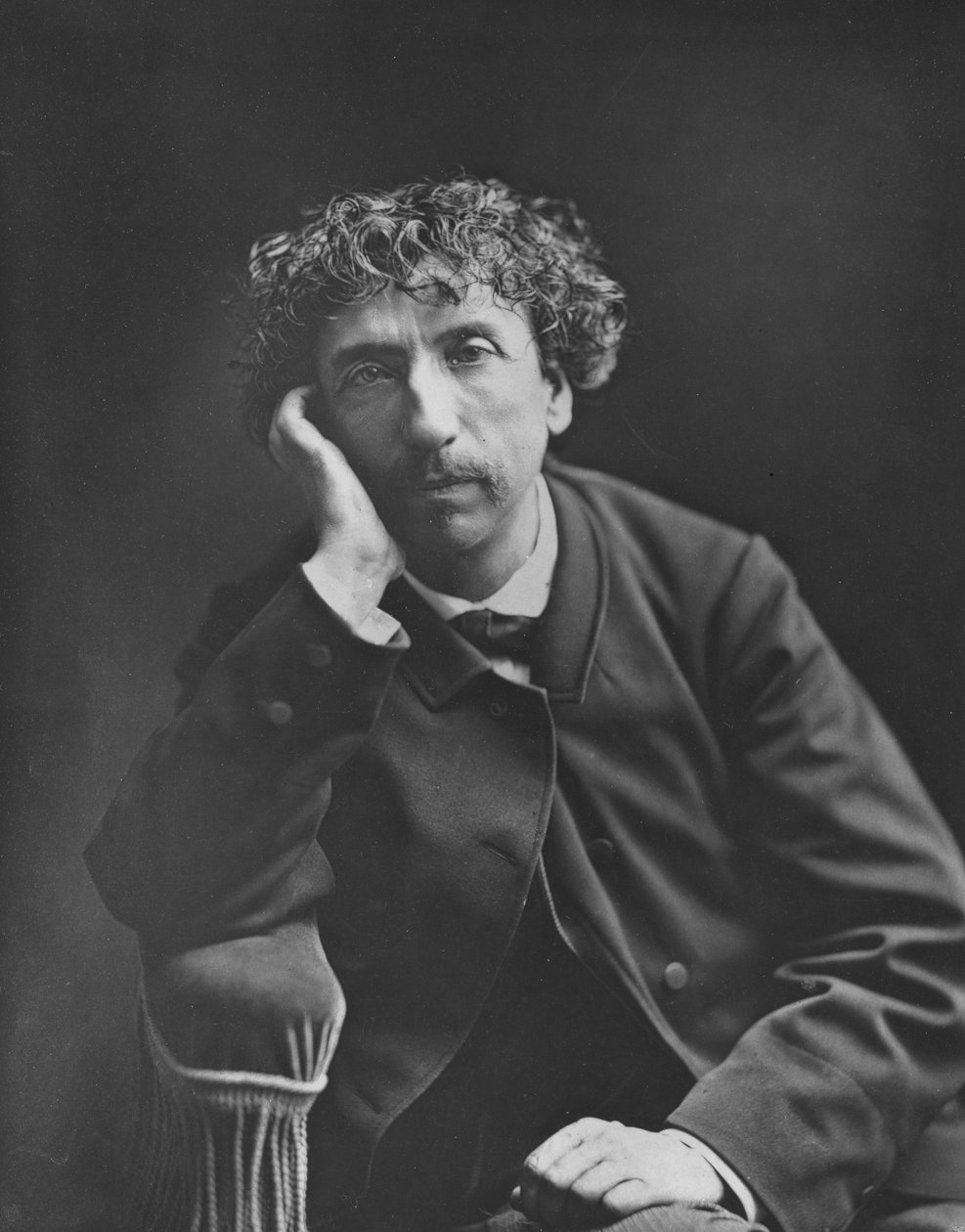 Charles Garnier portréja, a „Galerie Contemporaine”-ból, 1865 körül alkotó: Antoine Samuel Adam Salomon