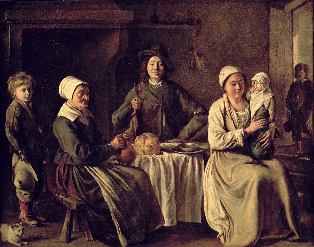 A parasztcsalád, 1642 alkotó: Mathieu Le Nain