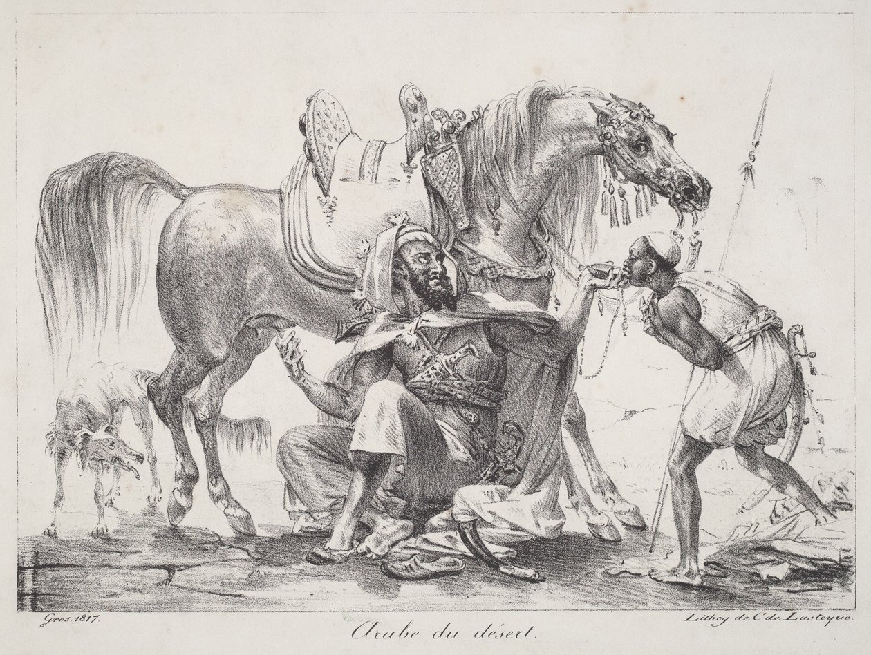 Sivatagi arab (sivatagi arab) alkotó: Antoine-Jean Gros