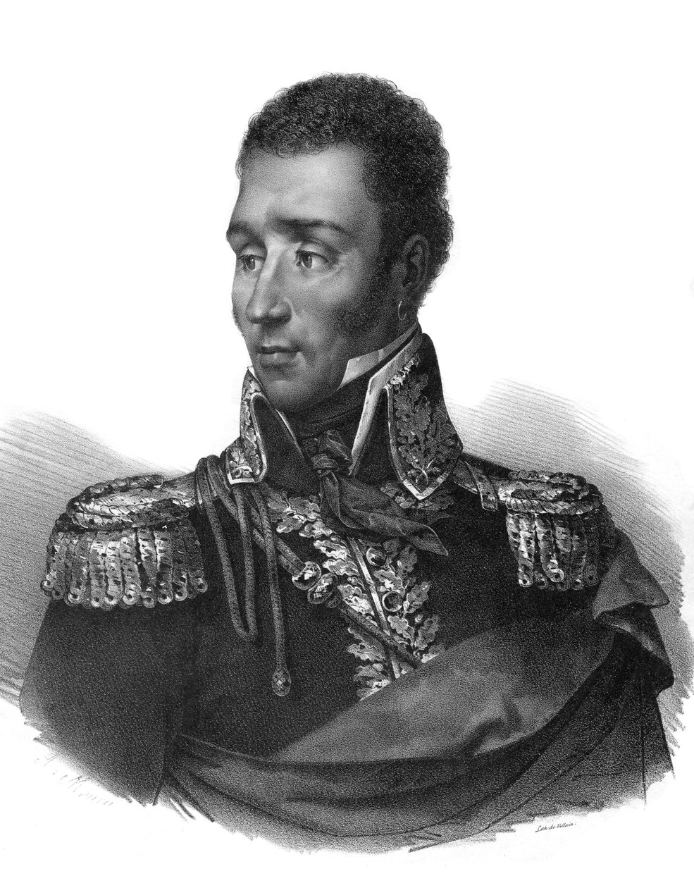 Jean Pierre Boyer (1776-1850) haiti politikus – metszet Maurin után alkotó: Antoine (after) Maurin