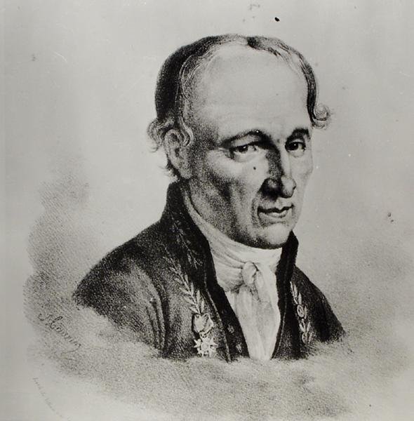 Rene Just Hauy (1743-1822) portréja (litho) (f/w fotó) alkotó: Antoine (after) Maurin