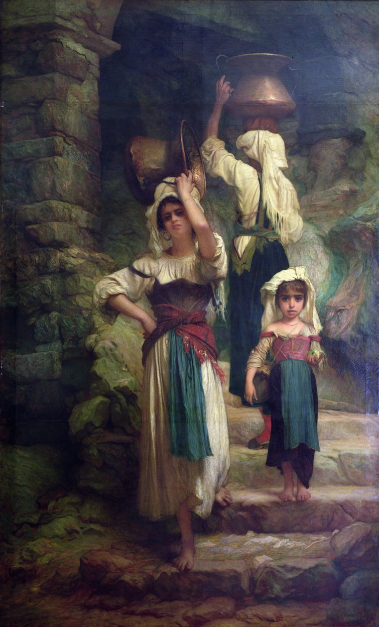 Cervarai nők, 1858 alkotó: Antoine Auguste Ernest Herbert or Hebert