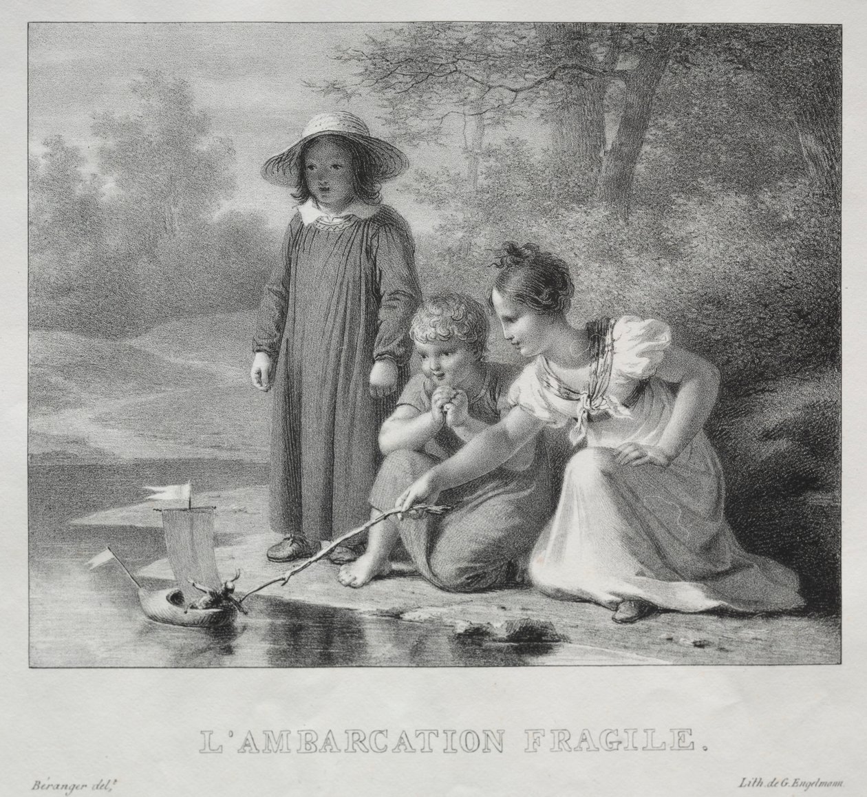LAmbarcation törékeny. alkotó: Antoine Beranger