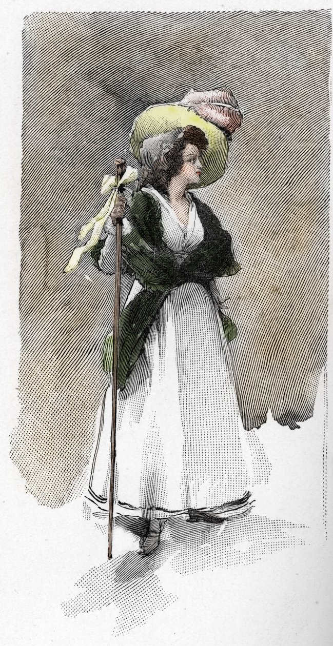 Giuseppina Grassini (1773-1850) olasz énekesnő portréja alkotó: Antoine Calbet