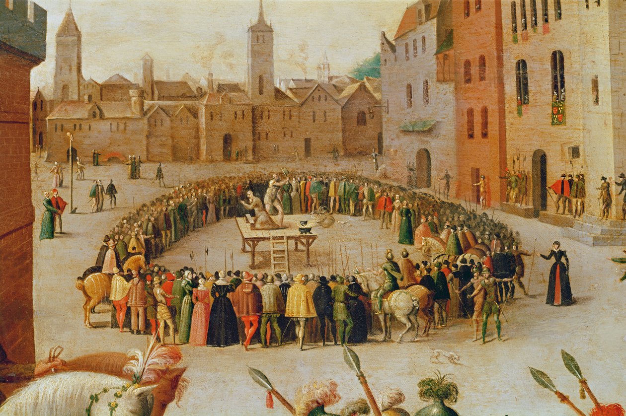 Sir Thomas More kivégzése 1535-ben alkotó: Antoine Caron