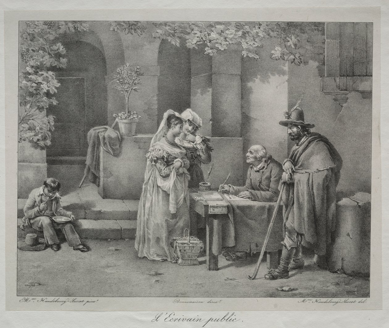 A nyilvános író alkotó: Antoine Cécile Hortense Haudebourt Lescot