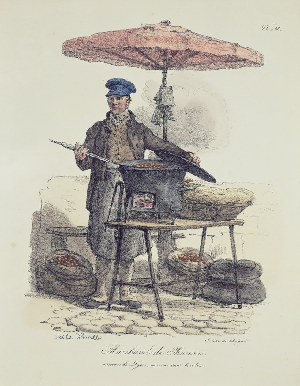 Gesztenye eladó alkotó: Antoine Charles Horace Vernet