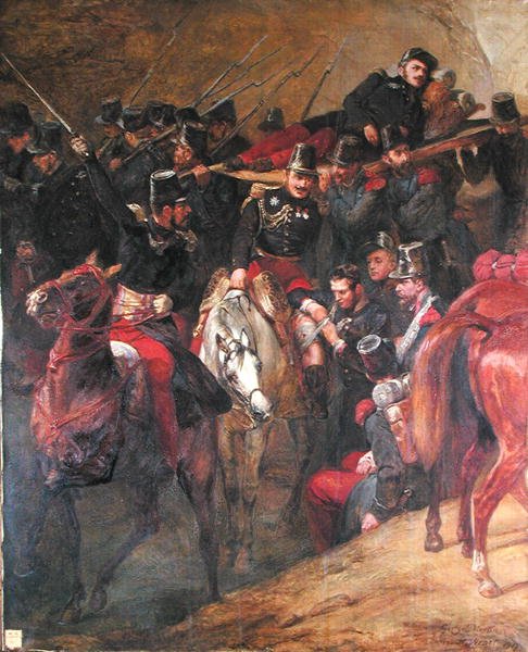 A Muzayah elleni támadás alkotó: Antoine Charles Horace Vernet
