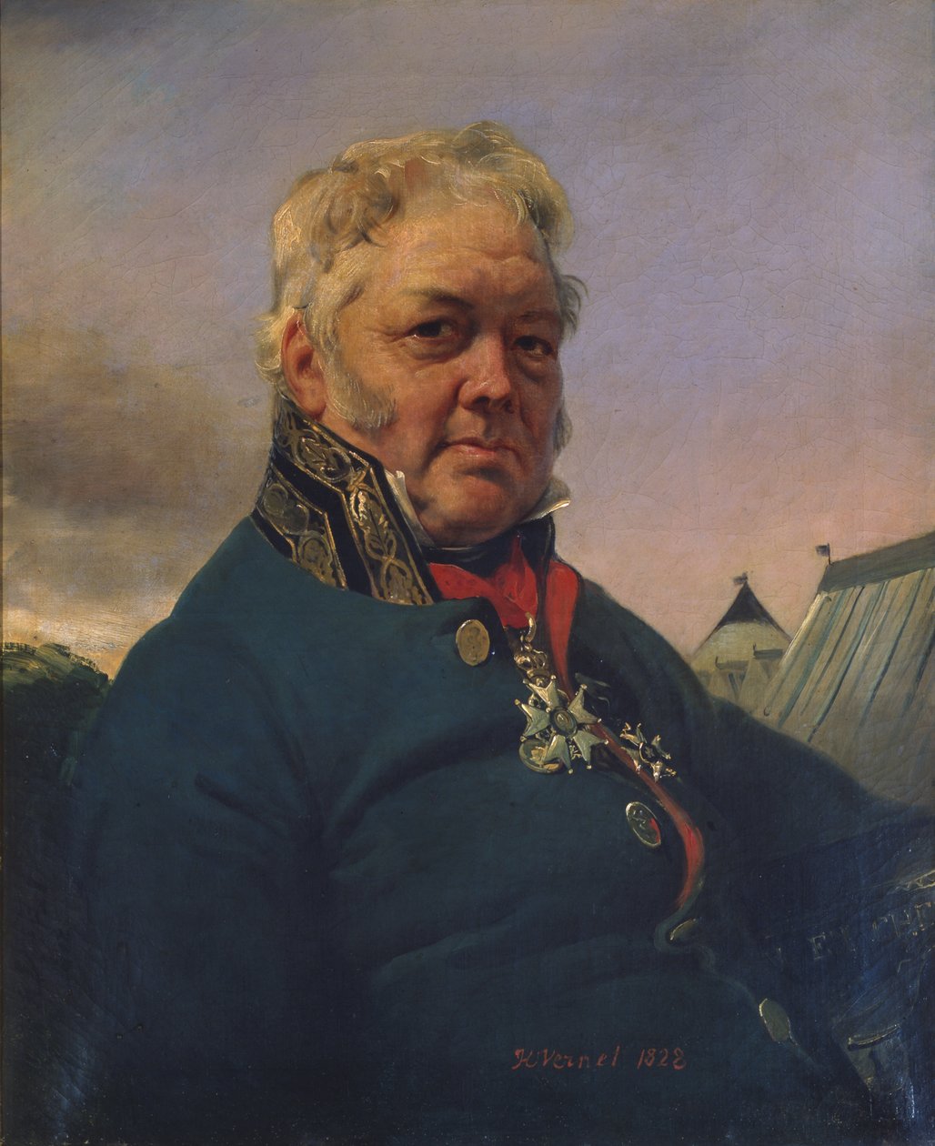 Rene Nicolas Dufriche-Desgenettes báró (1762-1837) 1822 (olaj, vászon) alkotó: Antoine Charles Horace Vernet