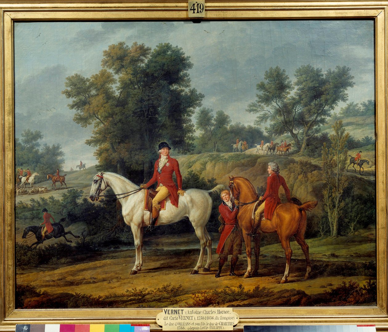 Vadászatra indulás II. Lajos Fülöp herceg, Joseph d