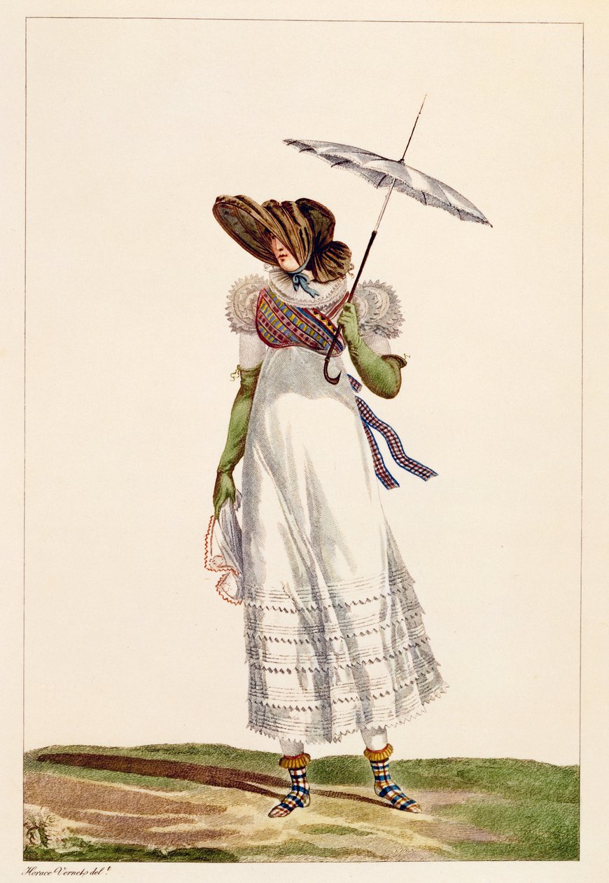 Női nyári ruha, 1779 alkotó: Antoine Charles Horace Vernet