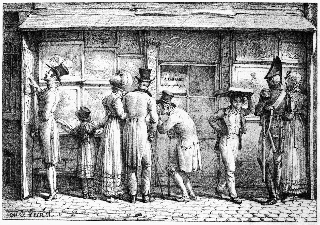 Delpech Litográfiai Nyomda, 1818 körül alkotó: Antoine Charles Horace Vernet