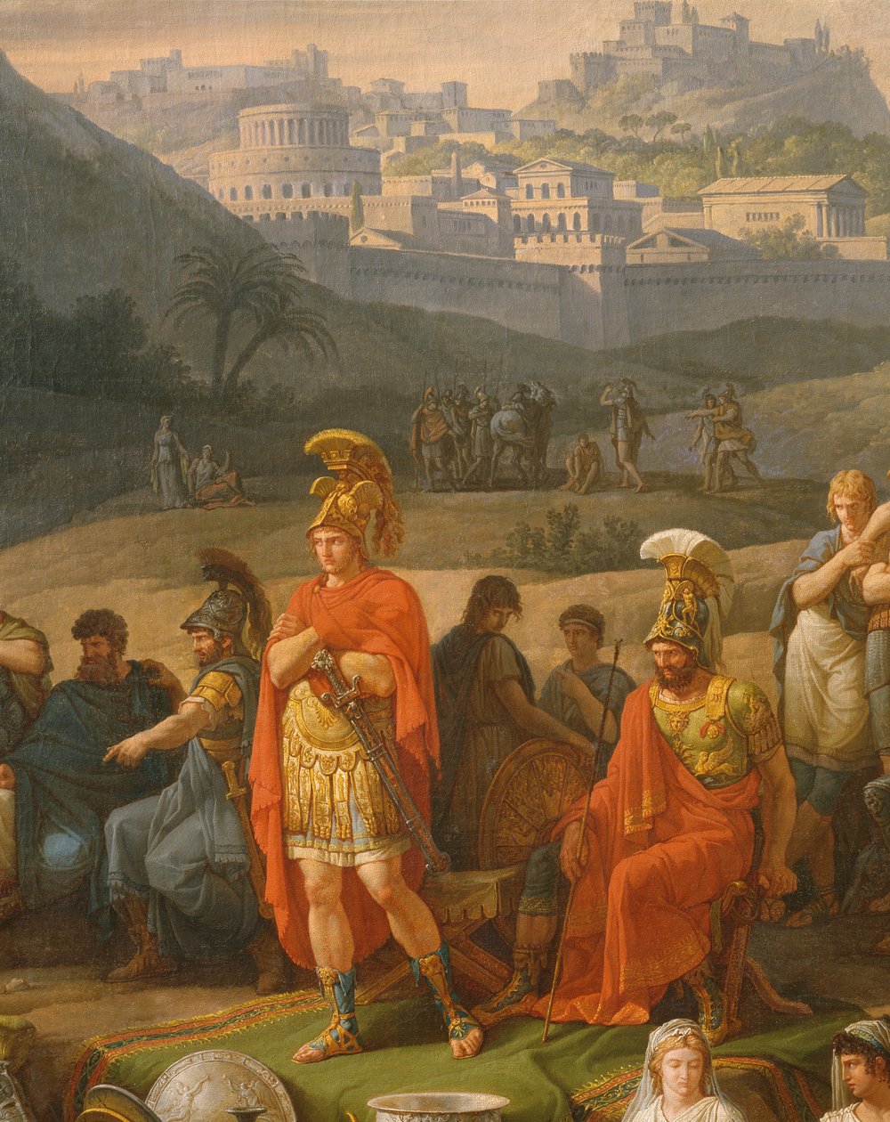 Temetési játékok Patroklosz tiszteletére, görög hősök részlete, 1790 körül olaj, vászon lásd még 346198 alkotó: Antoine Charles Horace Vernet