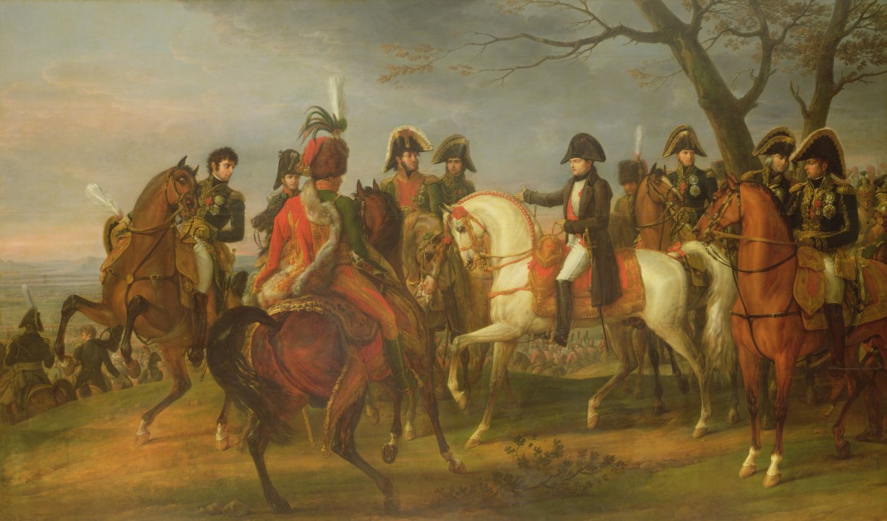 Napóleon (1769-1821) Parancsot adott az austerlitzi csata előtt, 1805. december 2., 1808 alkotó: Antoine Charles Horace Vernet