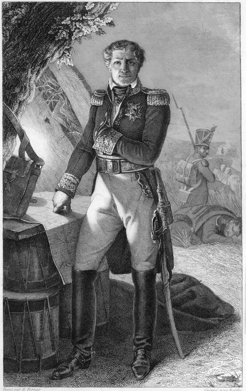 Laurent de Gouvion Saint-Cyr (1764-1830), de Gouvion márki és francia marsall portréja alkotó: Antoine Charles Horace Vernet