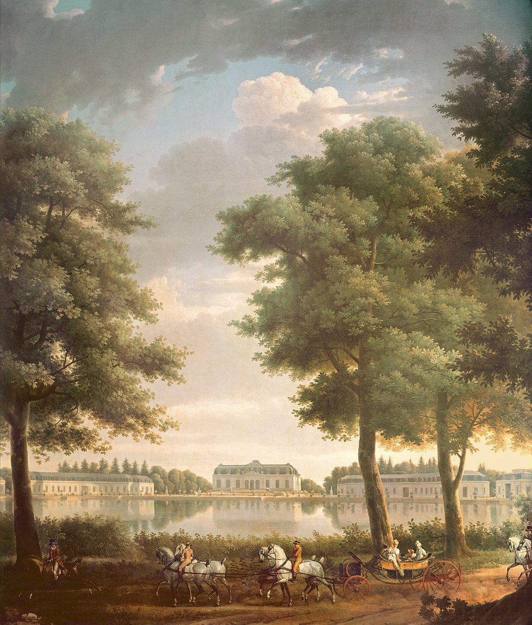 Benrath kastély, 1806 alkotó: Antoine Charles Horace Vernet