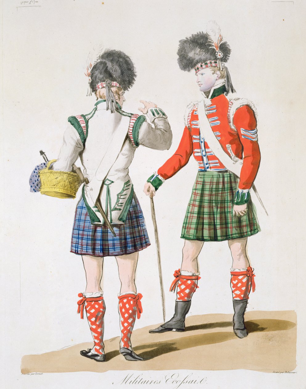 skót katonák alkotó: Antoine Charles Horace Vernet