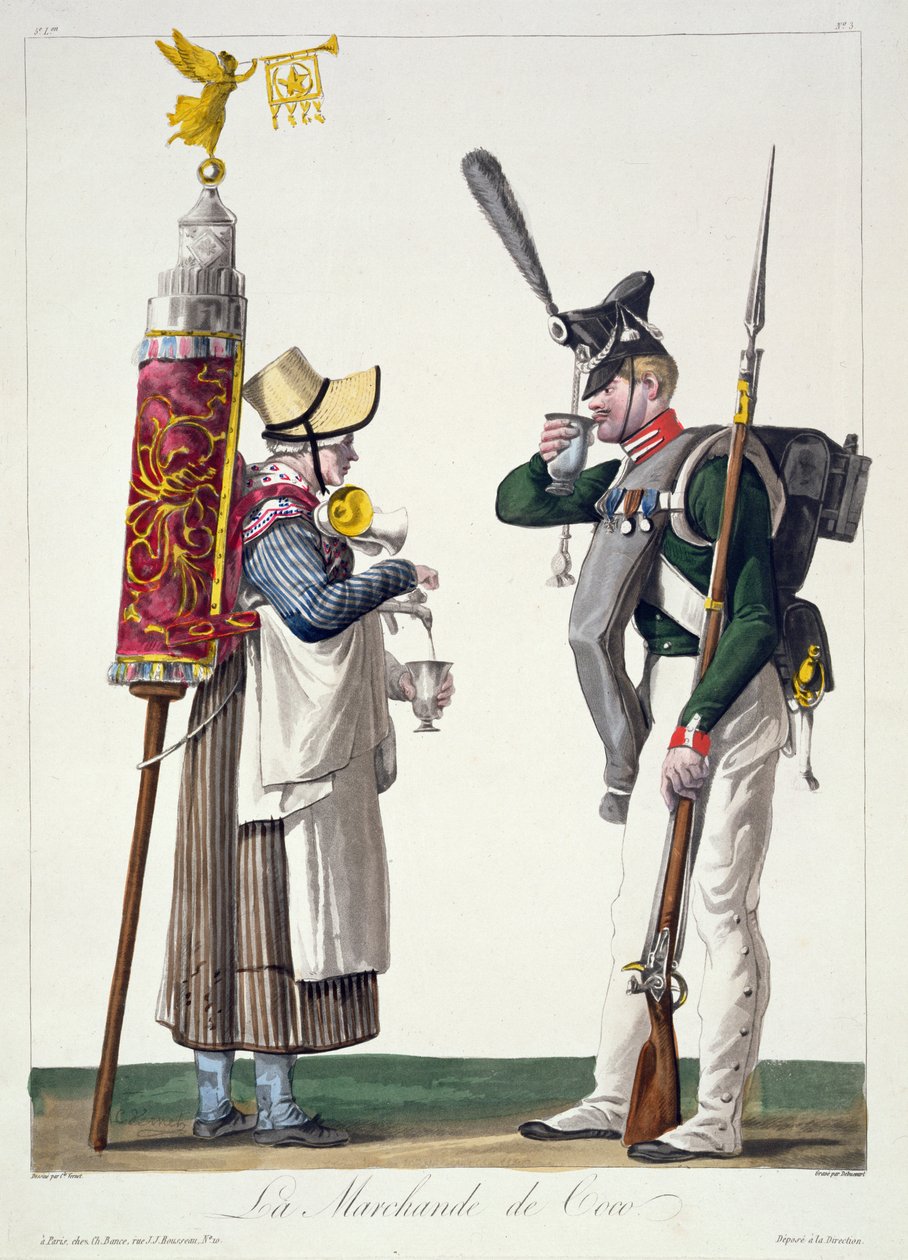 A kakaó eladó alkotó: Antoine Charles Horace Vernet