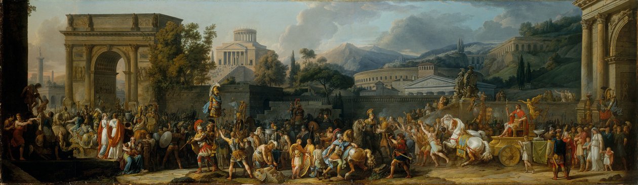 Aemilius Paulus diadala, 1789 alkotó: Antoine Charles Horace Vernet