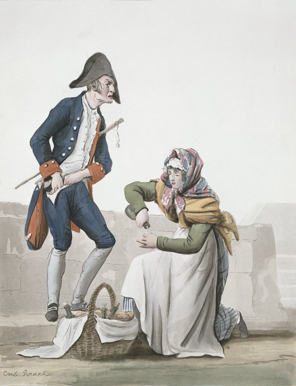 A pálinkaárus alkotó: Antoine Charles Horace Vernet
