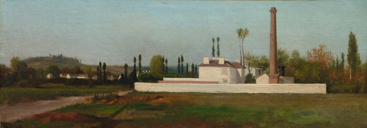 Ipartelep, c. 1865-1870. alkotó: Antoine Chintreuil