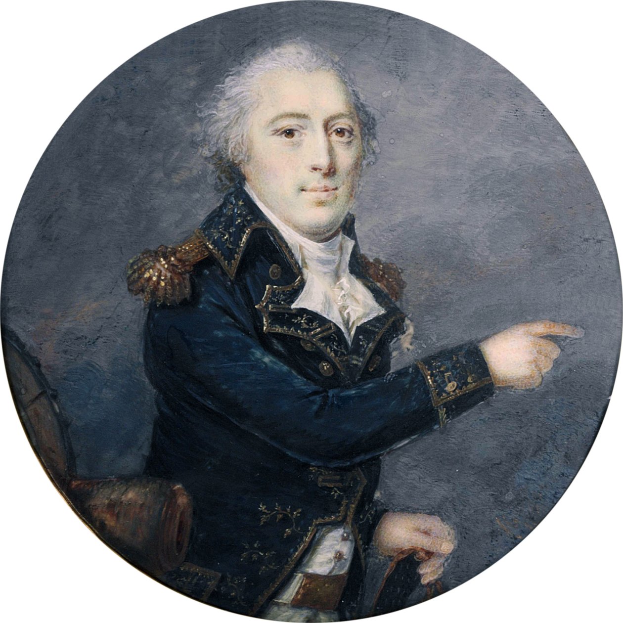 Thouvenot báró tábornok (1757-1817) Antoine-Claude Fleury (1790-1822 körül készült) alkotó: Antoine Claude Fleury