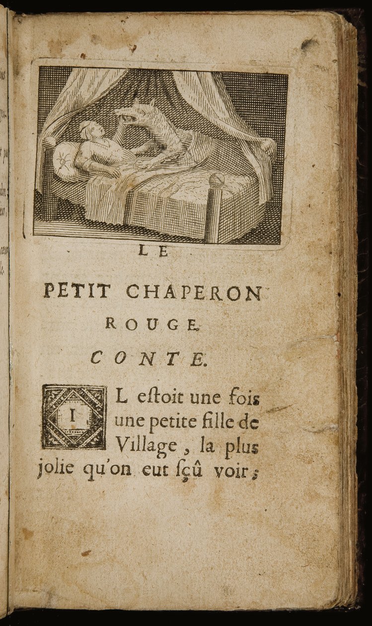 Címlap a "Múlt történetei vagy meséi. Moralitákkal" című művéből, Charles Perrault, Párizs: Claude Barbin, 1697 alkotó: Antoine Clouzier