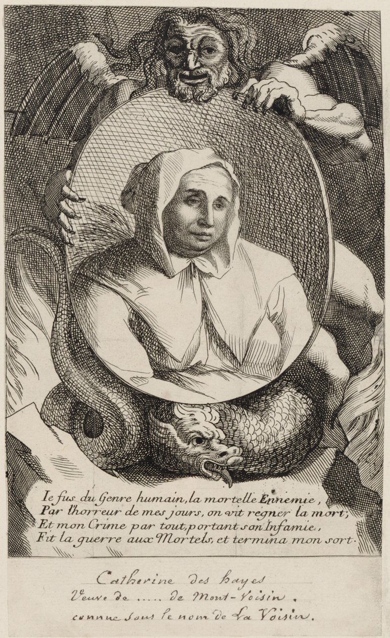 Catherine Deshayes (Monvoisin, "La Voisin" néven ismert) 1680 alkotó: Antoine Coypel