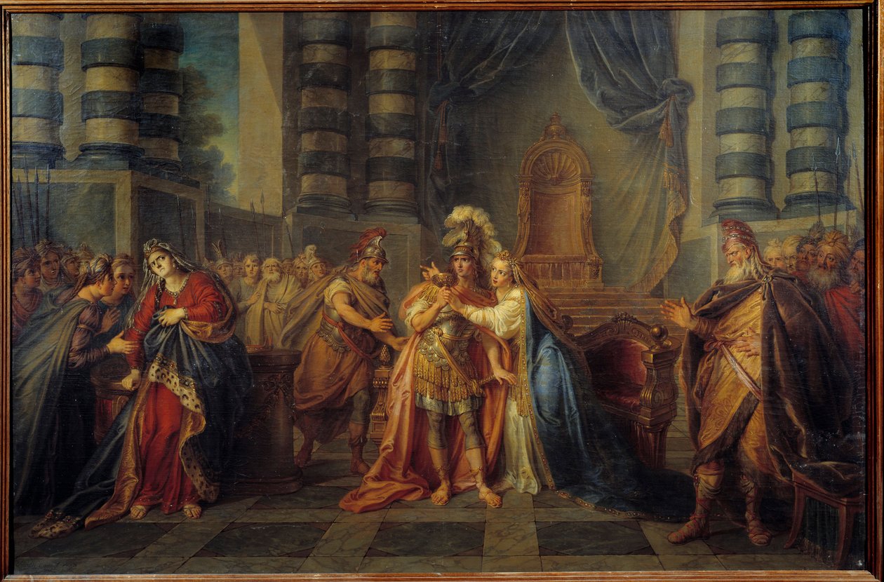 Cleopatre lenyeli a mérget Pierre Corneille „” Rodogune”” című felvonásának utolsó jelenete. Charles Antoine Coypel (1694-1752) festménye 1749 V. 1,3x1,95 m alkotó: Antoine Coypel