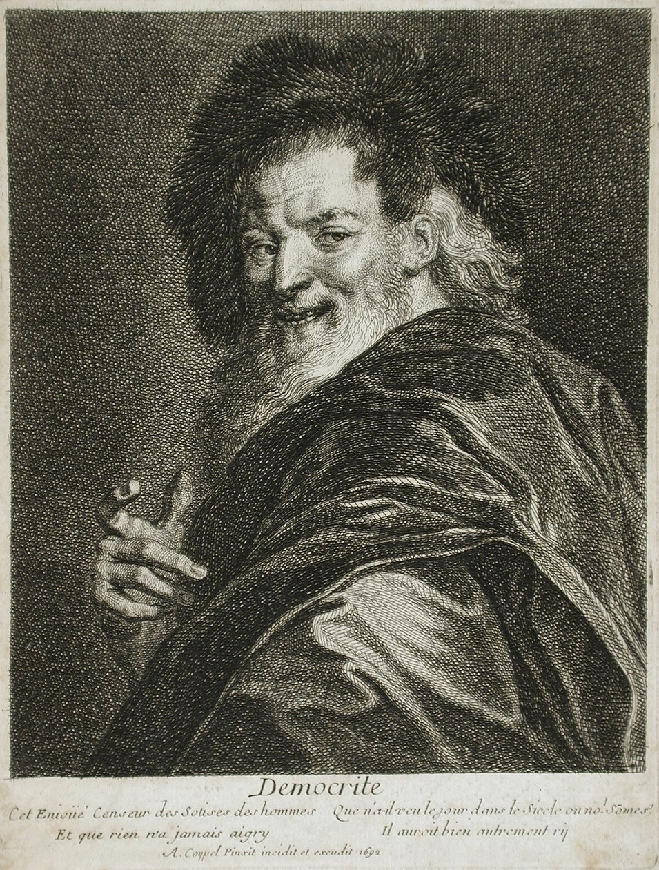 Démokritosz alkotó: Antoine Coypel