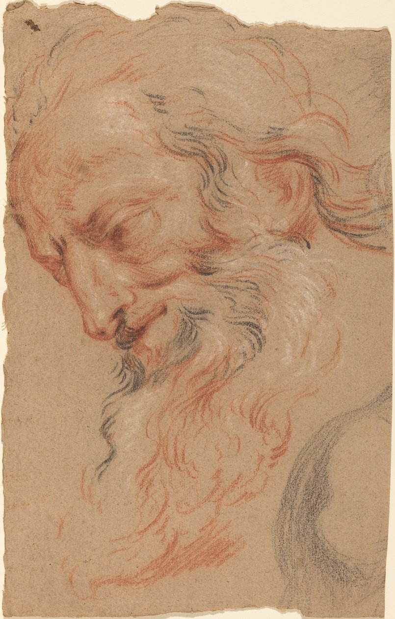Egy öregember feje alkotó: Antoine Coypel