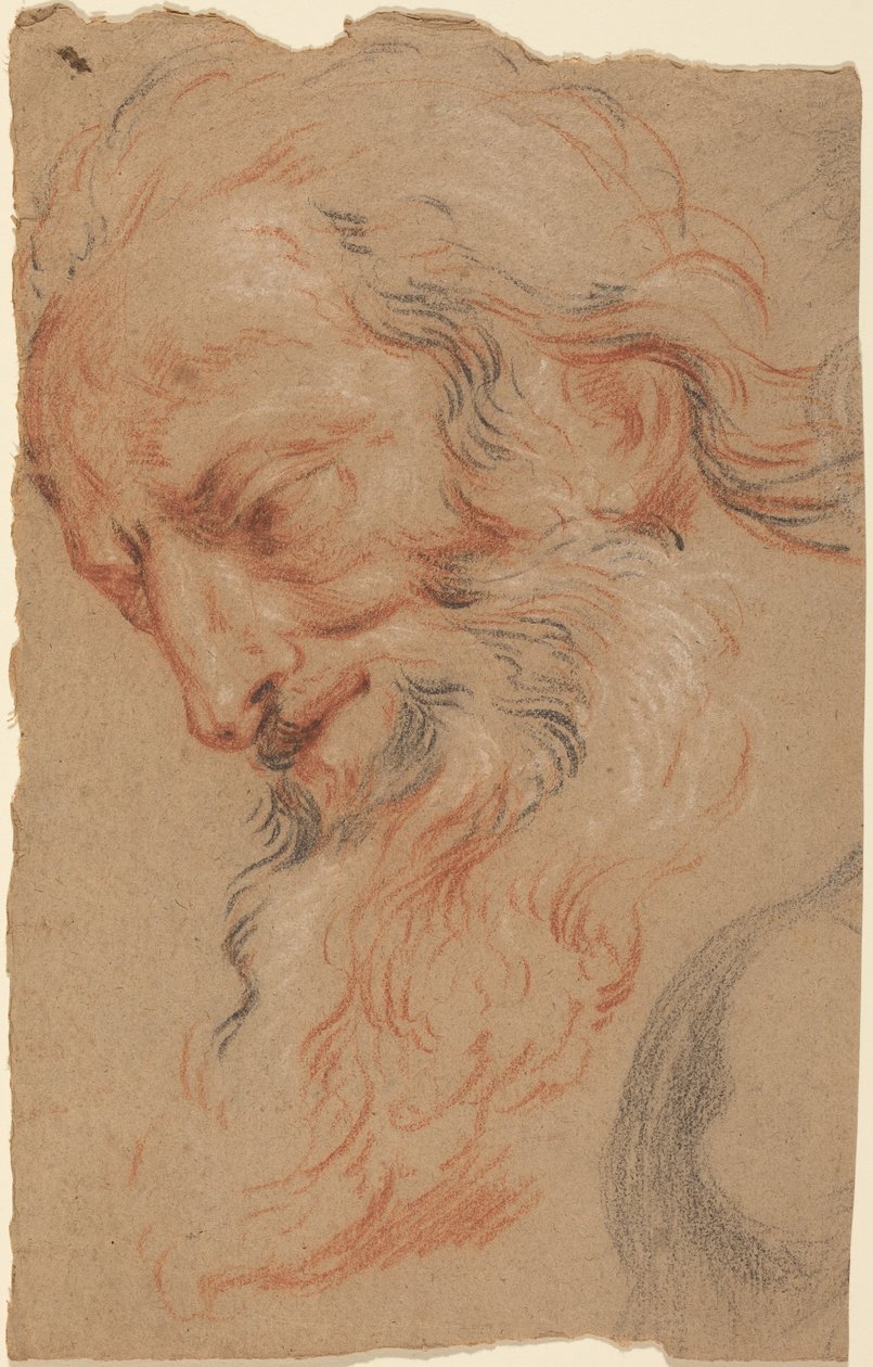 Egy öregember feje alkotó: Antoine Coypel