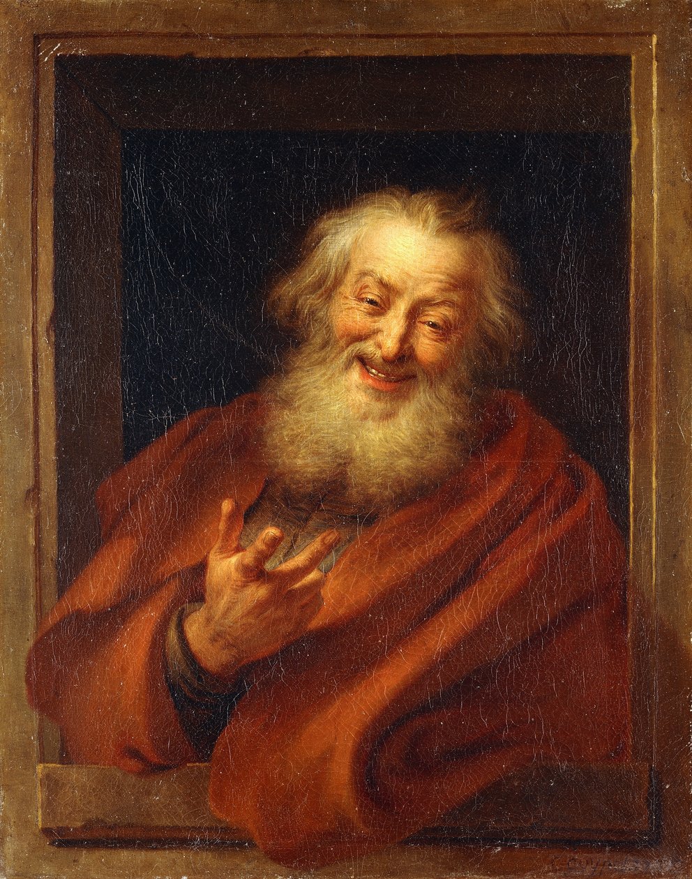 A vidám Démokritosz alkotó: Antoine Coypel