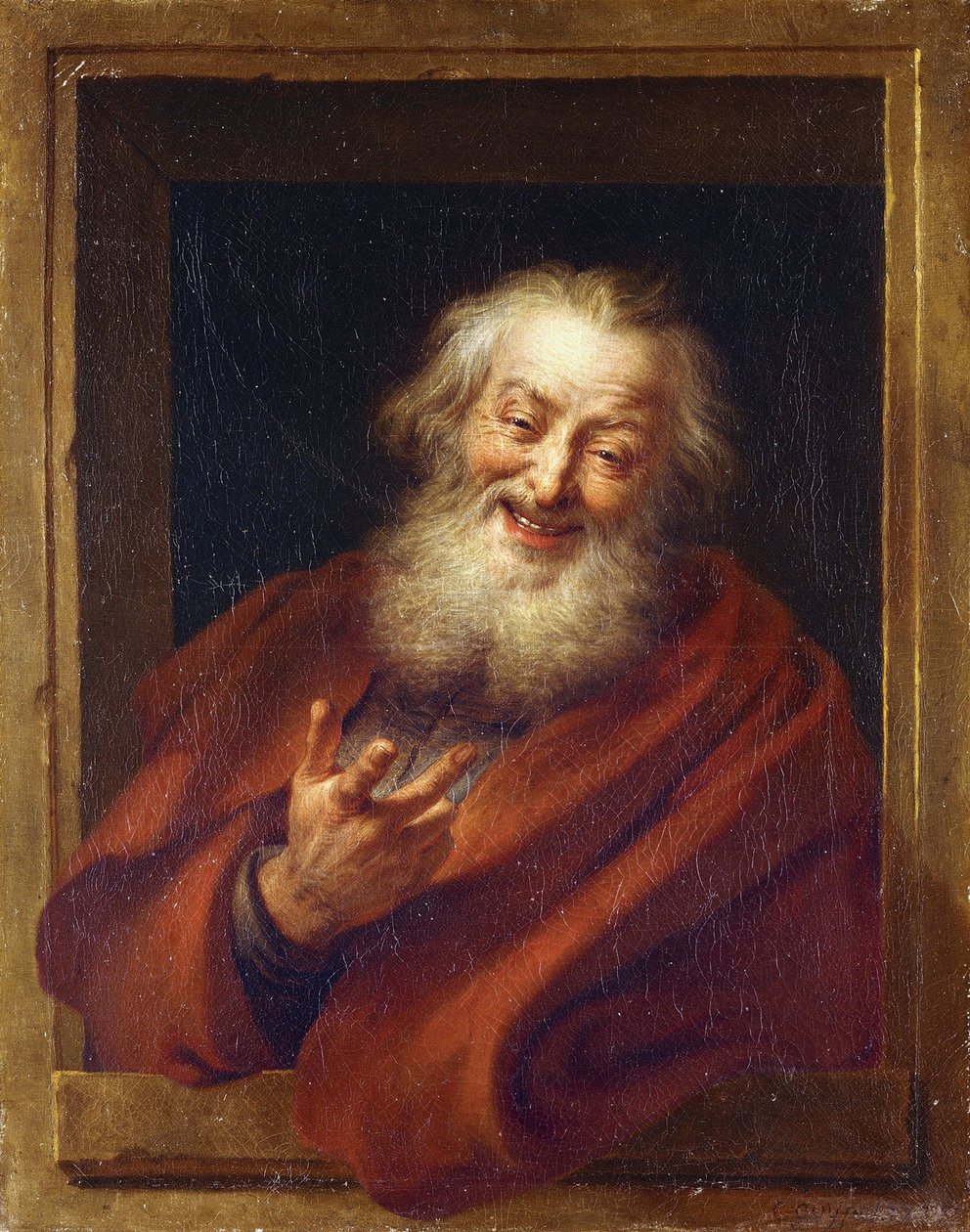 A vidám Démokritosz, 18. század alkotó: Antoine Coypel
