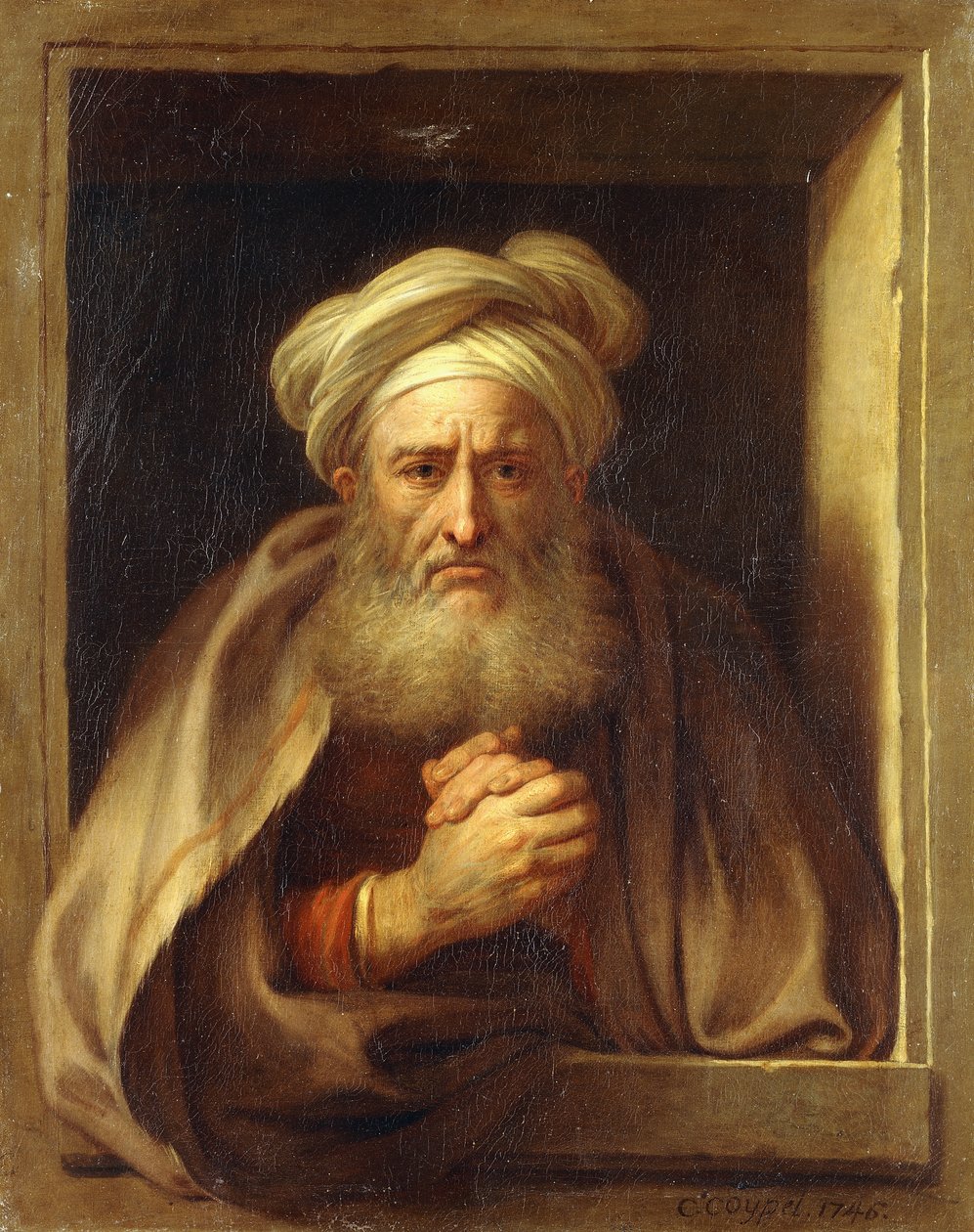 A szomorú Hérakleitosz, 1746 alkotó: Antoine Coypel