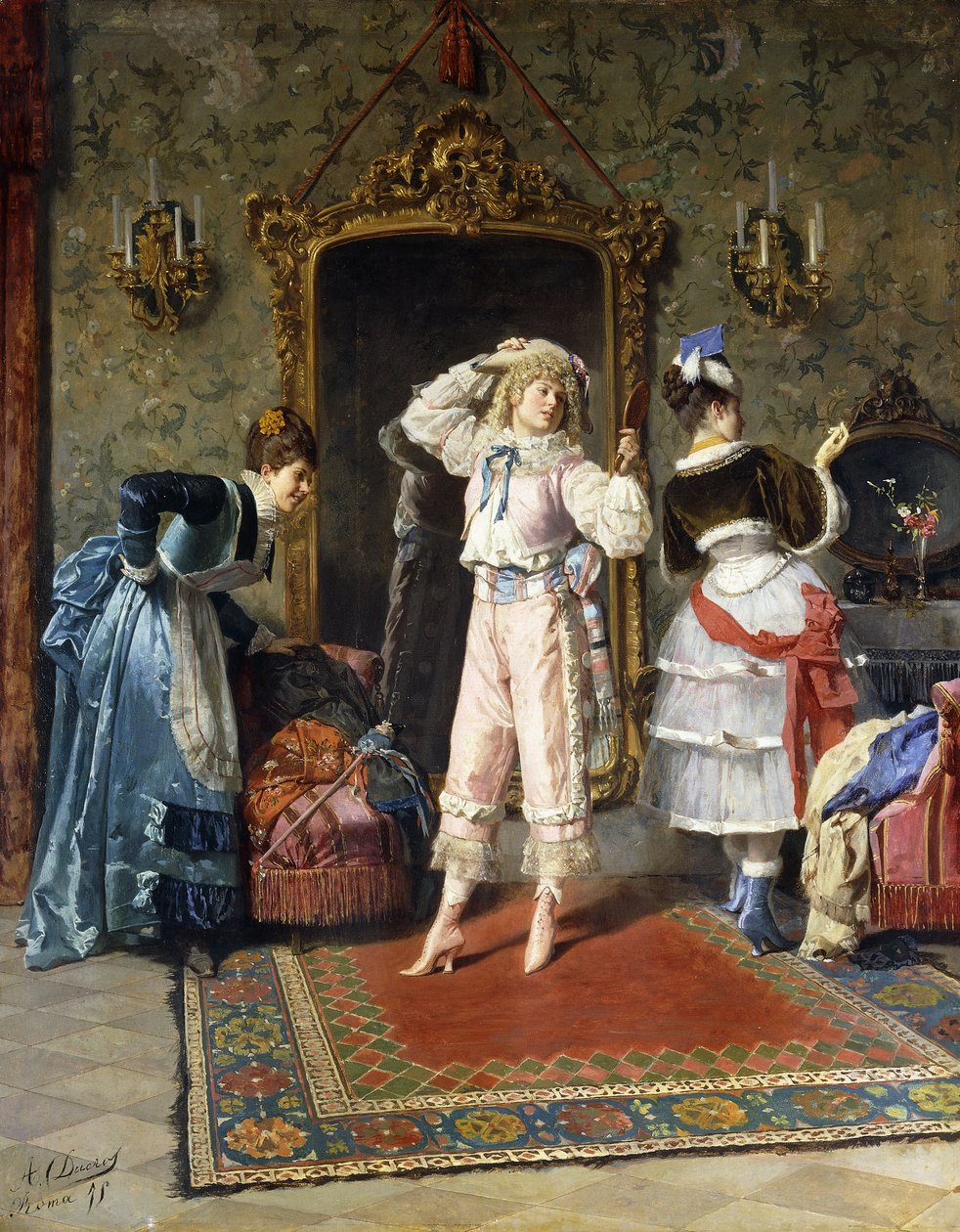 Felkészülés a bálra alkotó: Antoine Ducros