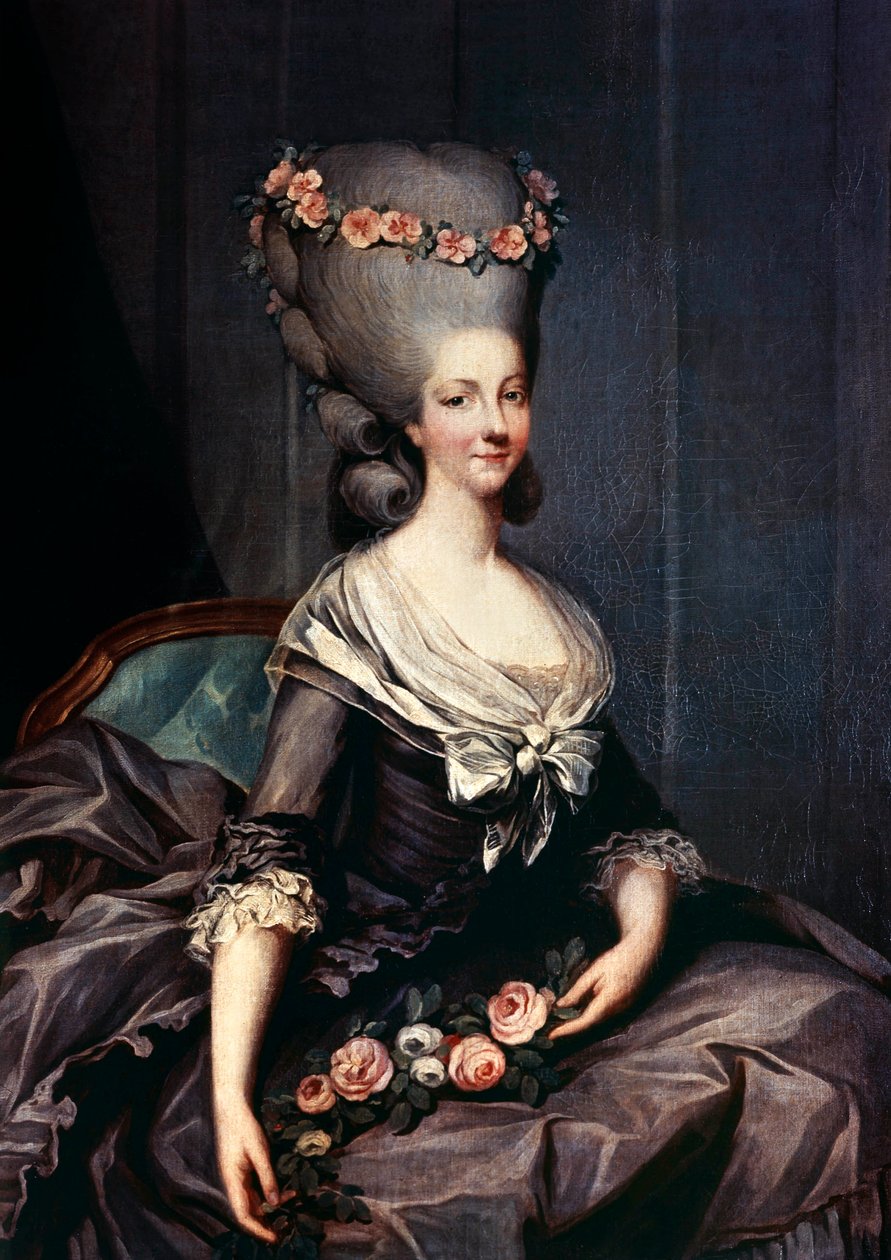 Savoy-Carrignan Marie-Therese, Lamballe hercegnője alkotó: Antoine Francois (after) Callet