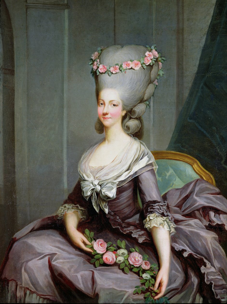 Marie-Therese de Savoie-Carignan (1749-92) Lamballe hercegnője (olaj, vászon) alkotó: Antoine François Callet