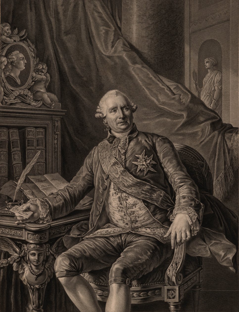 Charles Gravier, Vergennes grófja 1717-1787, 1774. alkotó: Antoine François Callet
