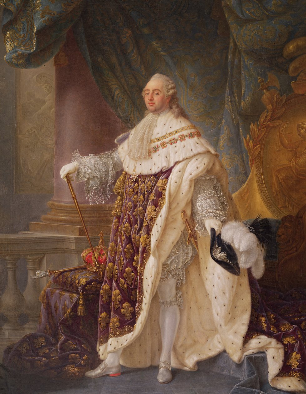 XVI. Lajos (1754-93) alkotó: Antoine François Callet
